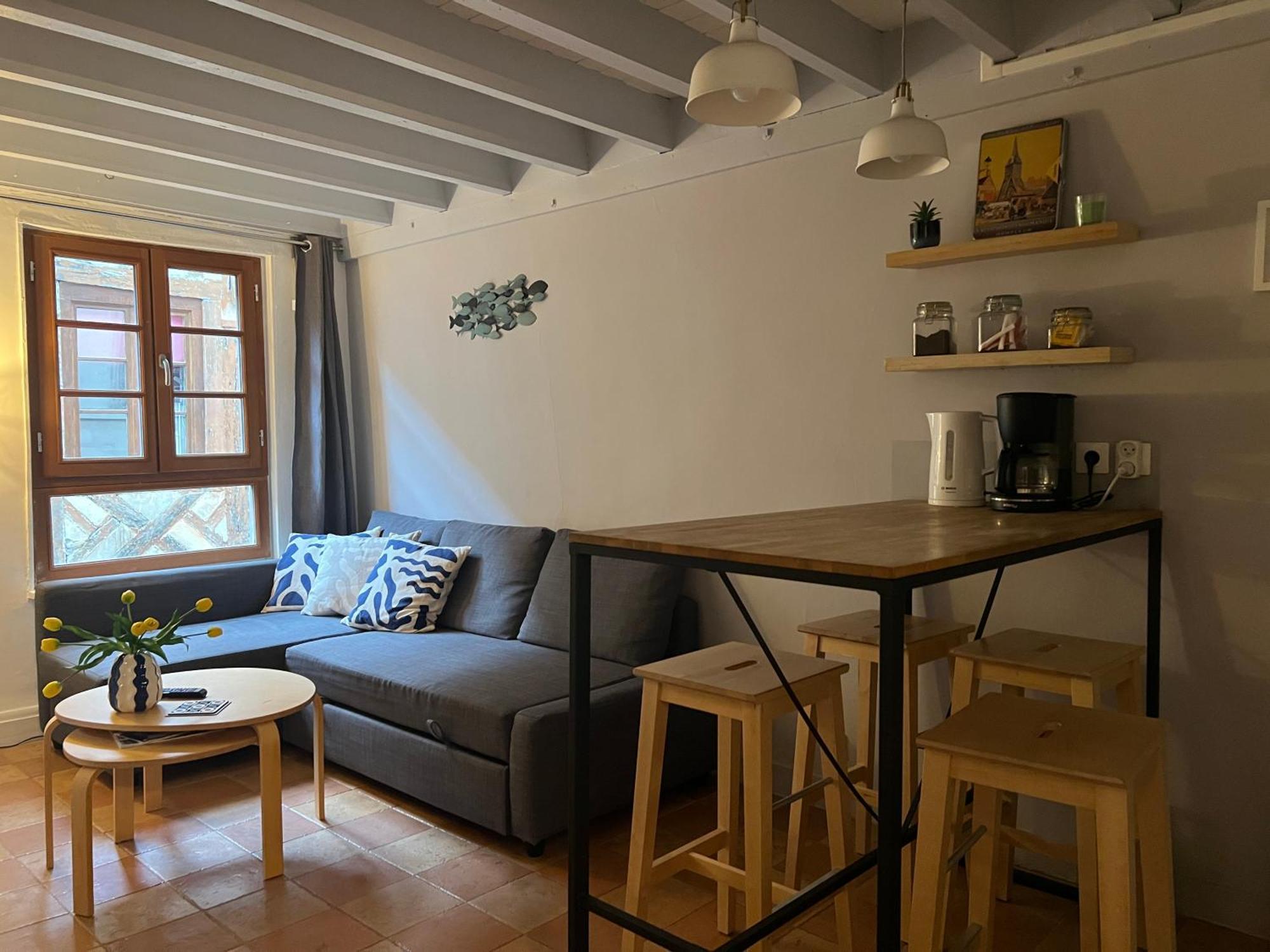 La Mariniere Apartment Honfleur Bagian luar foto